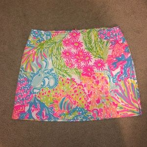 Lilly Pulitzer Marigold Skort in Lovers Coral.